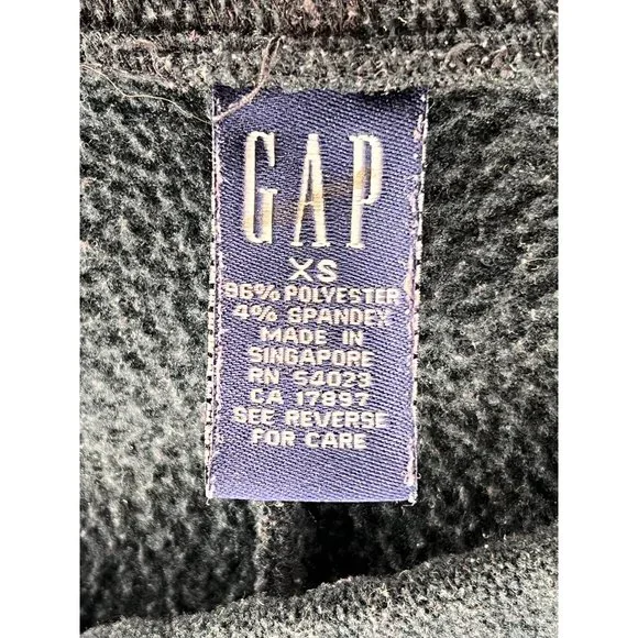 GAP Women's Jeggings Size XS Black Elastic Waist Stretch Thick Zipper Leg Straig - Picture 11 of 12
